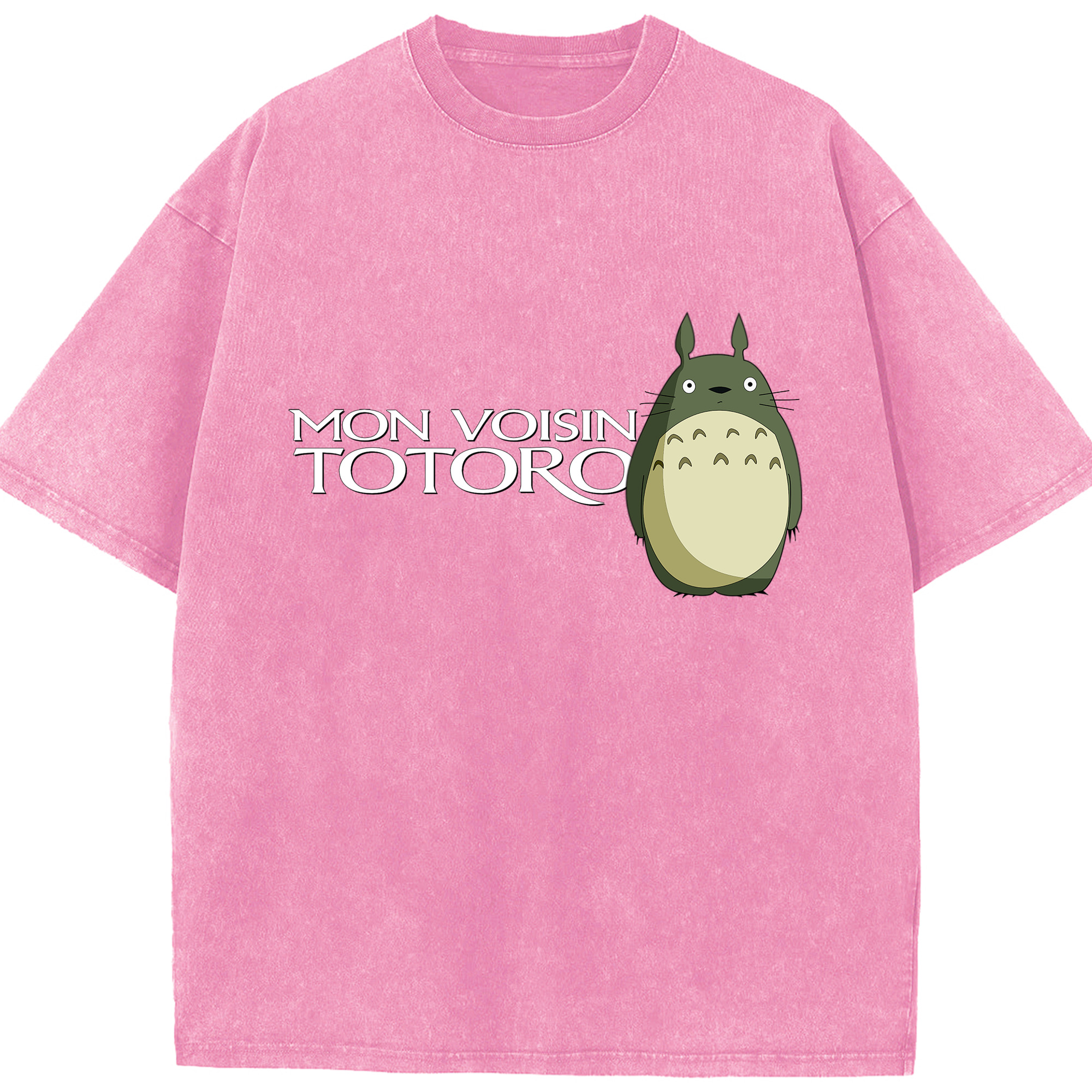 （画像用） となりのトトロ 草壁メイ 草壁サツキ My Neighbor Totoro Satsuki Kusakabe Mei Kusakabe 綿100% ヴィンテージ風 半袖Tシャツ（フロントプリント）
